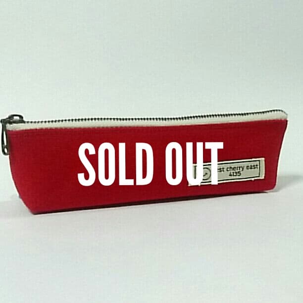 ペンケース 筆箱 赤 レッド