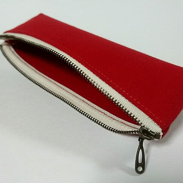 ペンケース 筆箱 赤 レッド