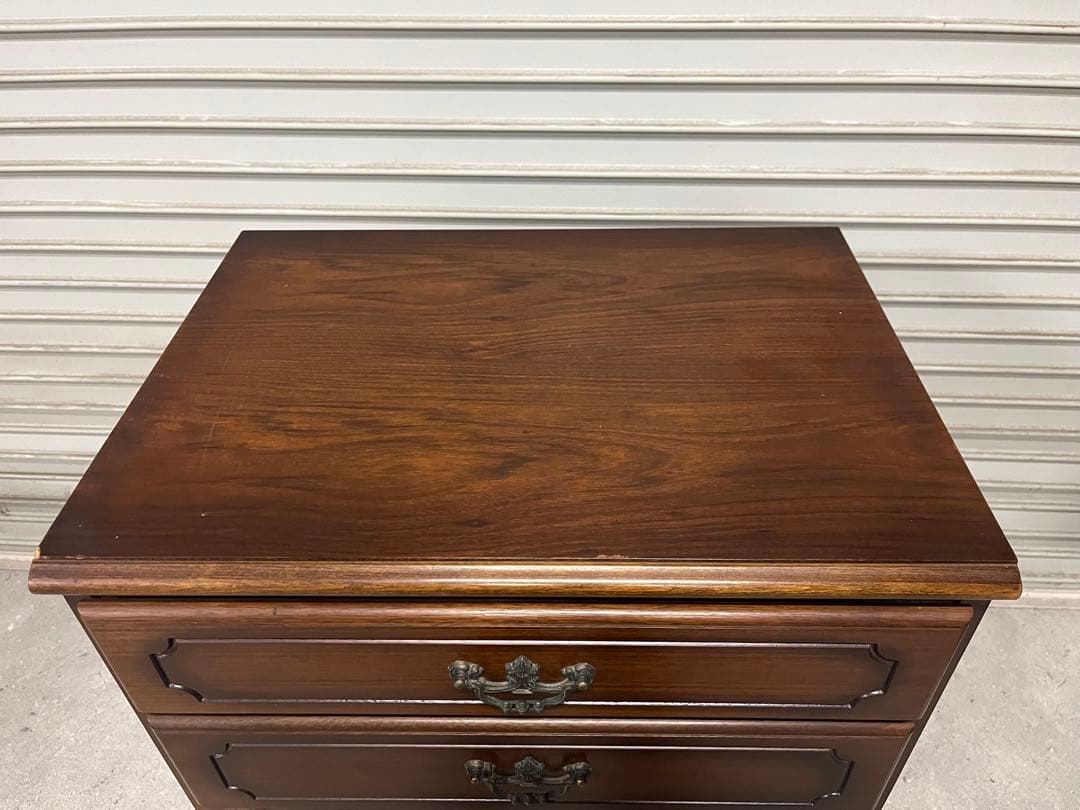 ☆karimoku カリモク家具 コロニアル キャビネット チェスト ４段収納