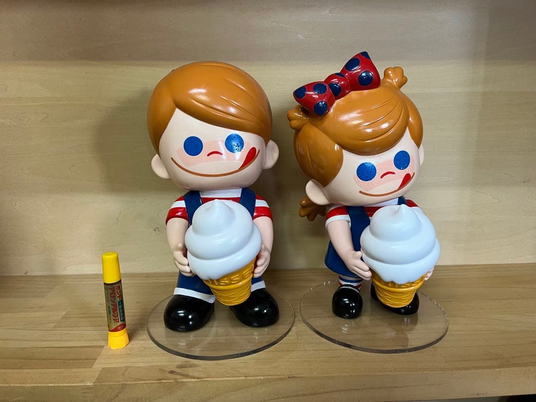 日世アイスクリームフィギュアセット ニックン＆セイちゃんフィギュア
