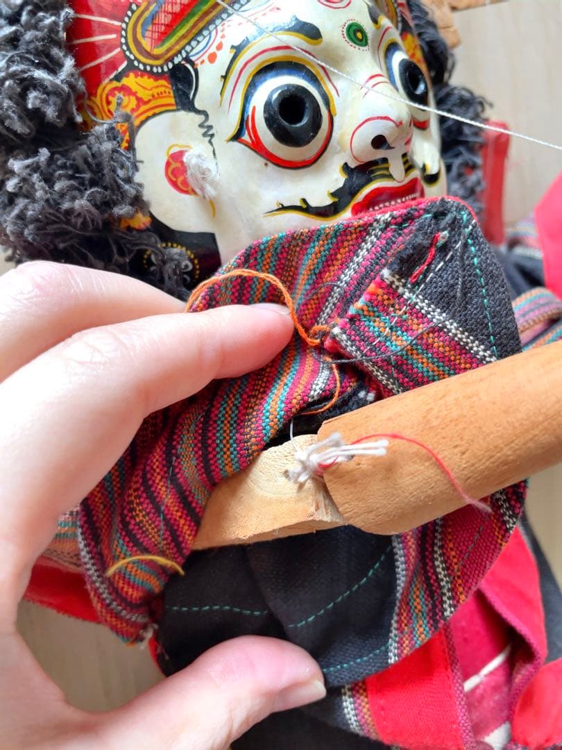 【希少品】ネパール製 操り人形
