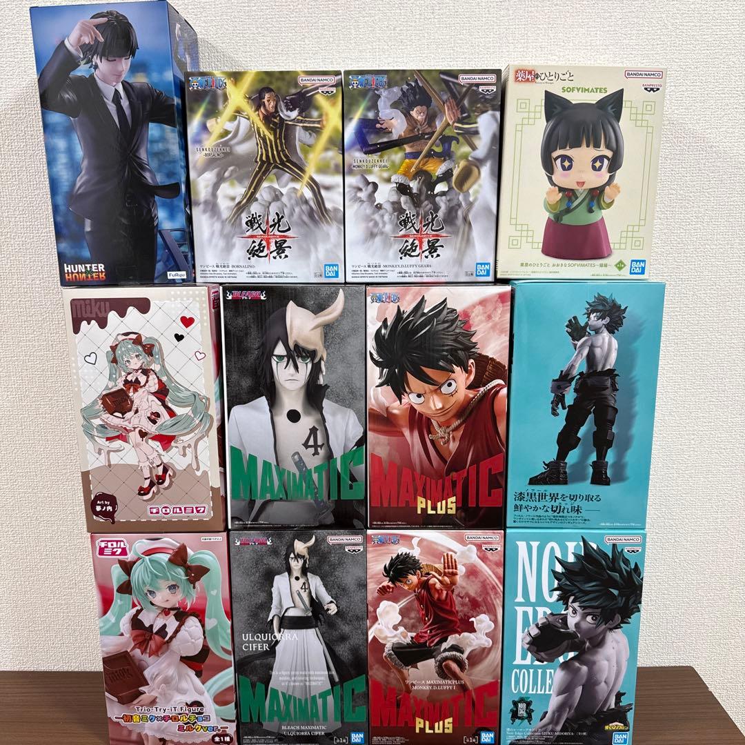 最新プライズフィギュア　人気プライズ　新景品　まとめ売り　12点