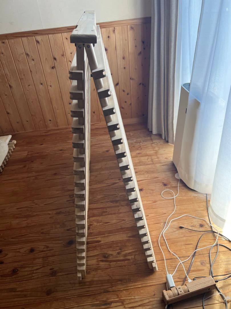 みやび格子　すのこベッド　２個セット　 折りたたみ  桐 天然木