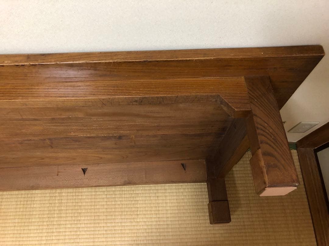 総ケヤキ 座卓　天板厚さ約3㎝❗️別注品❗️送料8,600円込み‼️