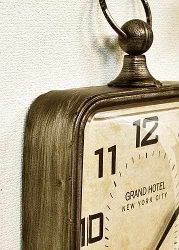 アンダーパス ハングクロック 壁掛け時計 コベントガーデン 工業系 NY-05