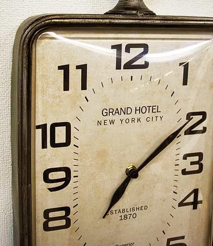 アンダーパス ハングクロック 壁掛け時計 コベントガーデン 工業系 NY-05