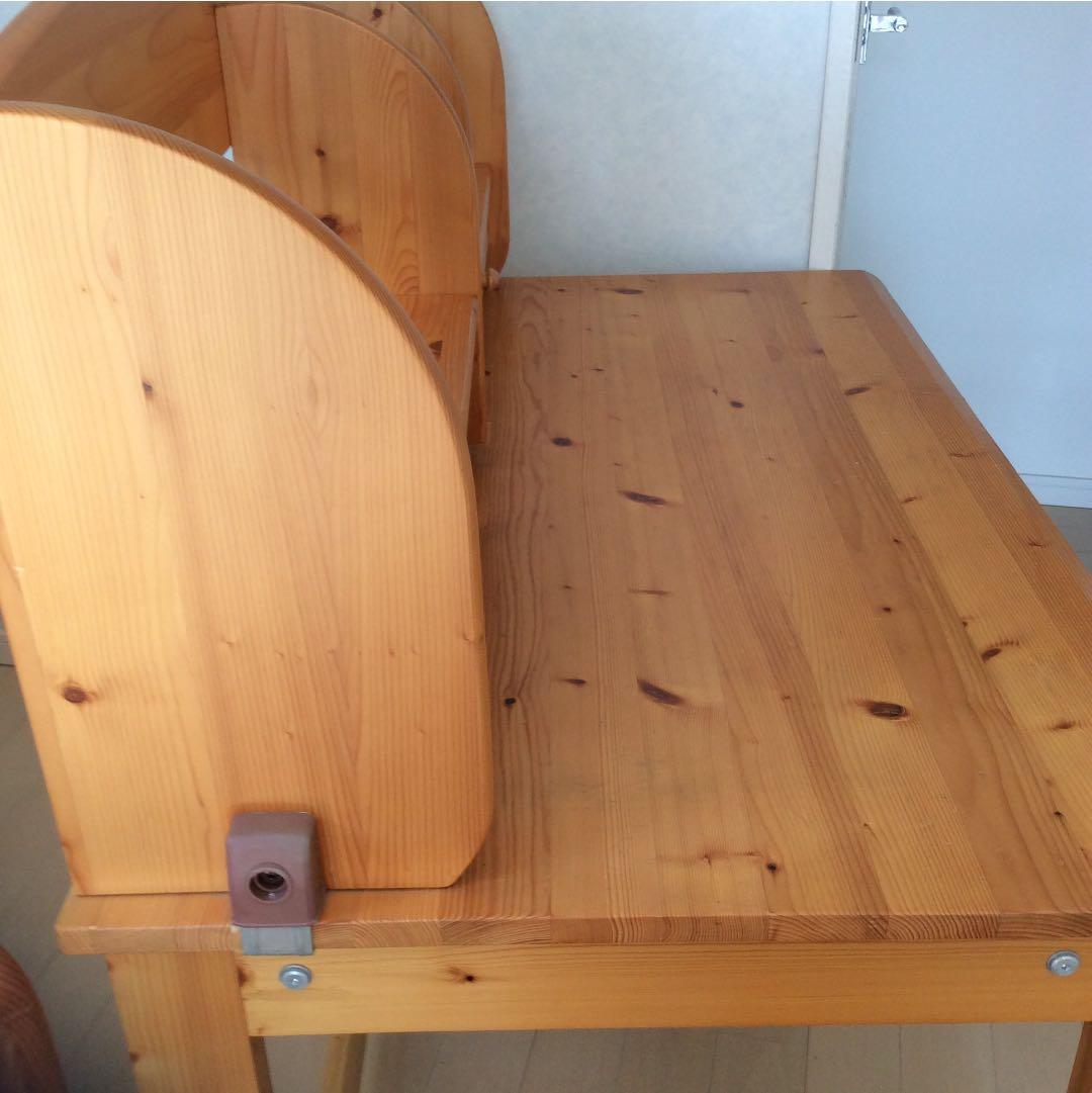 木製机（本棚付き）