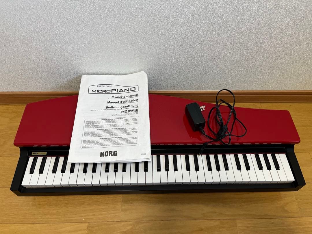 KORG microPIANO 赤 61鍵 コルグ　マイクロピアノ