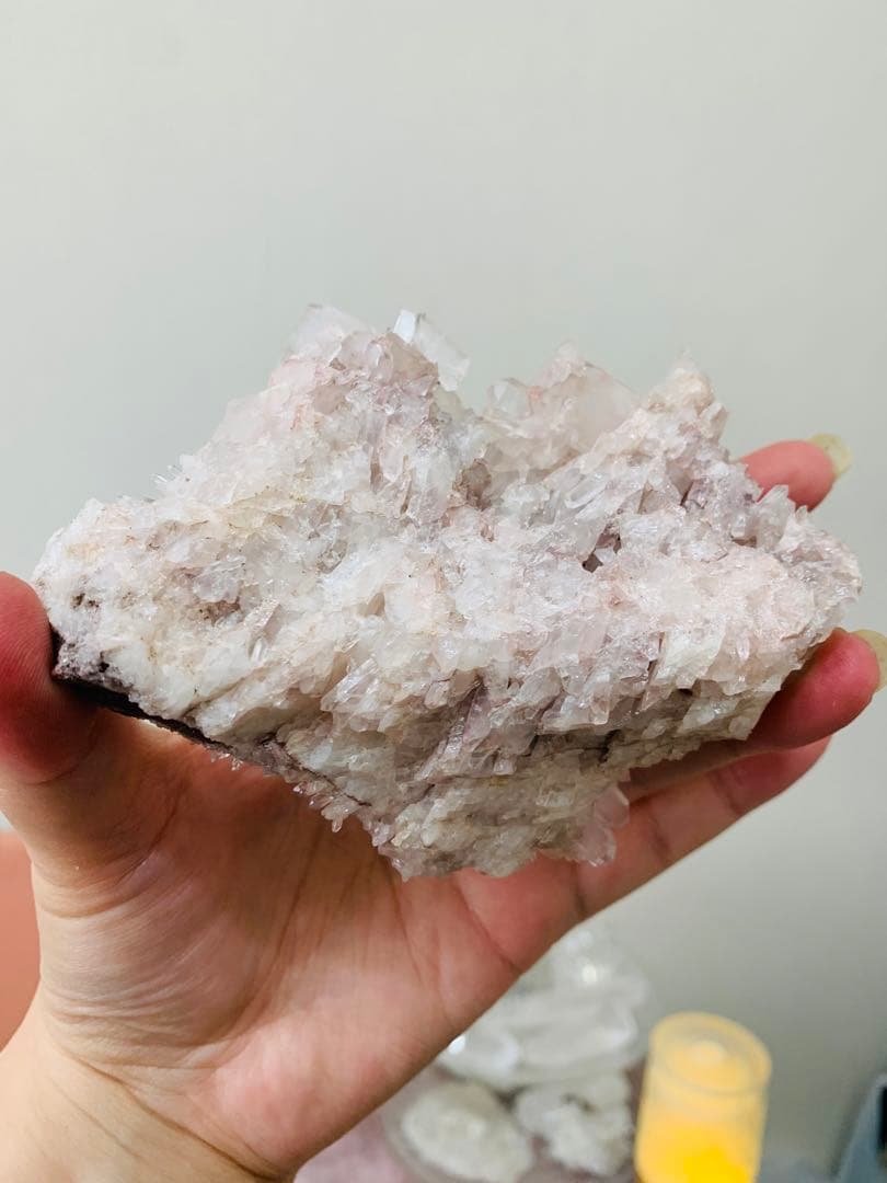 ⭐︎天然石⭐︎超レア⭐︎原石⭐︎コロンビア産⭐︎ピンクレムリアンファーデン⭐︎クラスター⭐︎
