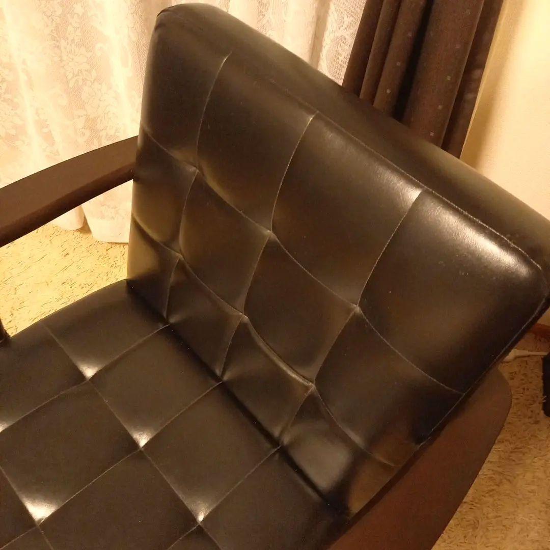 カリモク風　　ソファー　ブラック