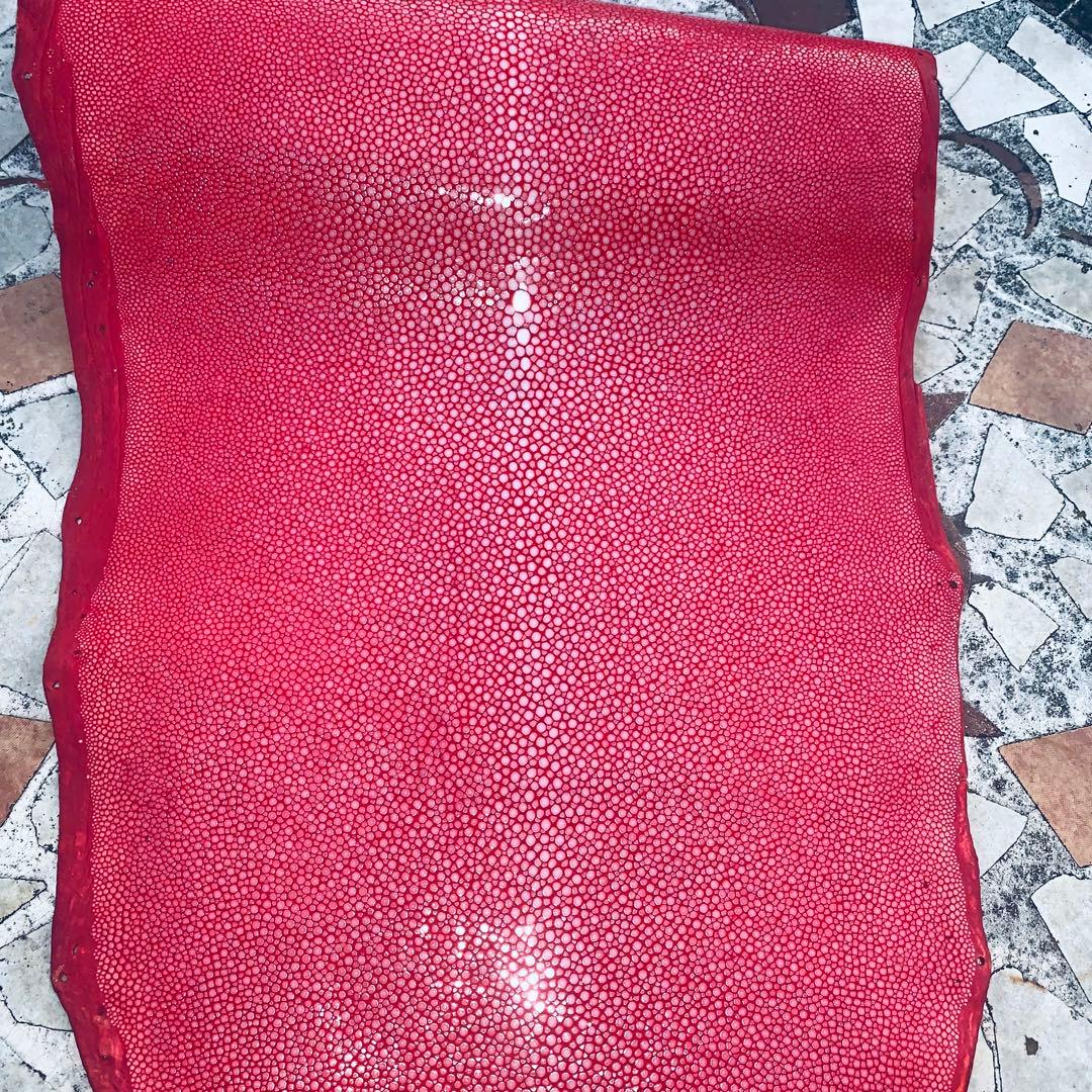 20) エイ革 鮫革 鮫皮 stingray ガルーシャ スティングレイ