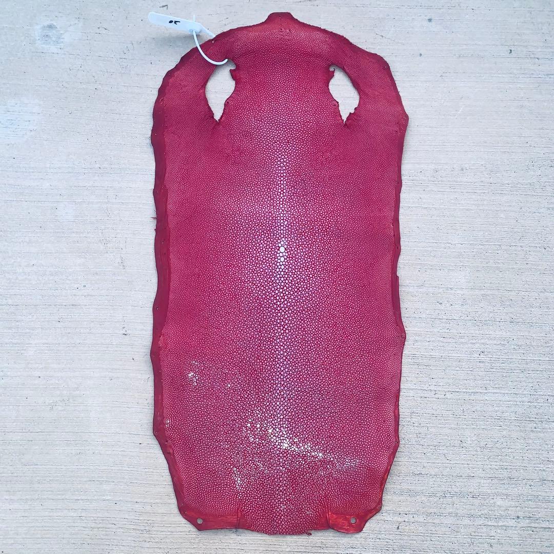 20) エイ革 鮫革 鮫皮 stingray ガルーシャ スティングレイ