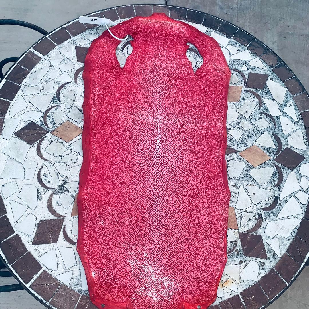 20) エイ革 鮫革 鮫皮 stingray ガルーシャ スティングレイ