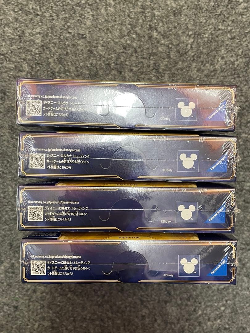 値下げ)【新品・未開封】ディズニー ロルカナ 4BOX シュリンク付