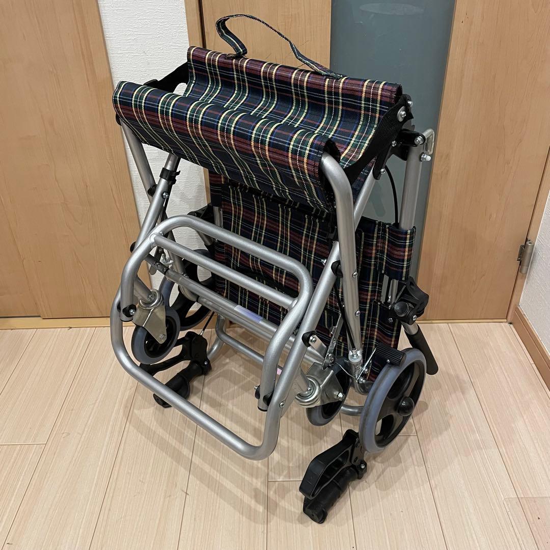 Nice way 簡易式車椅子 NW-9001L 折りたたみ コンパクト