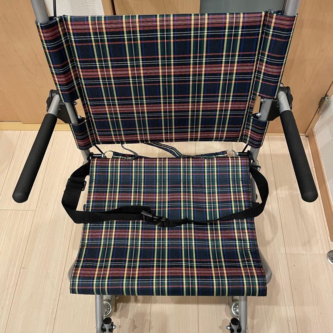 Nice way 簡易式車椅子 NW-9001L 折りたたみ コンパクト