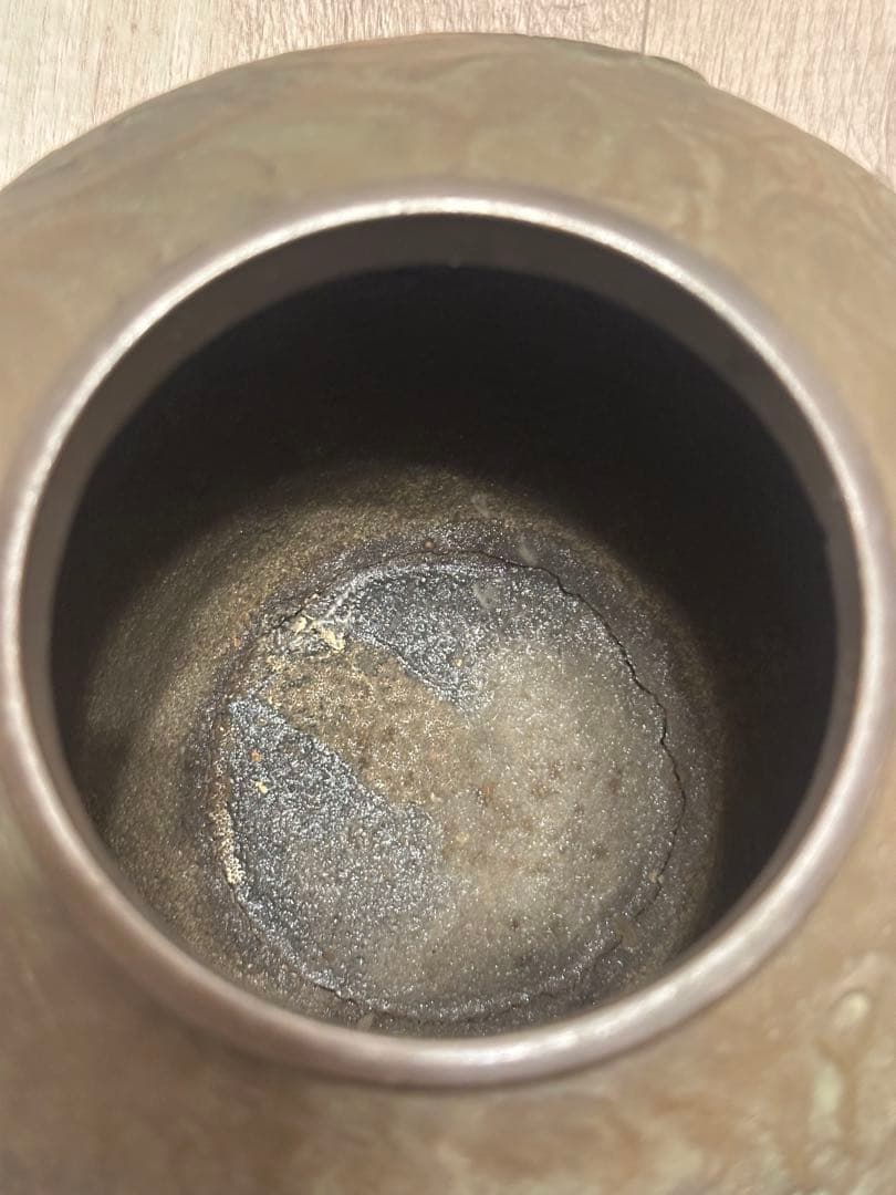 天女図 青銅壺 花瓶 インテリア 置物 ブロンズ 花器 高さ21cm - メルカリ