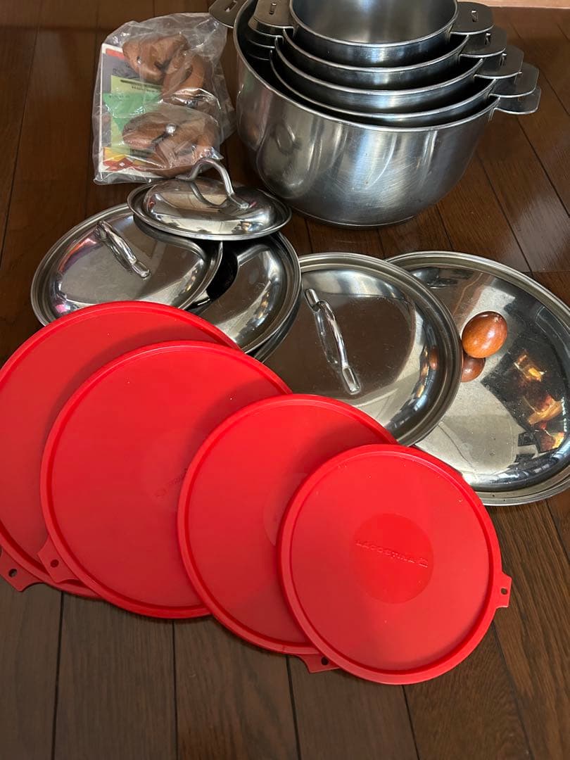 LAGOSTINA ラゴスティーナ チポラ ステンレス両手鍋5つセット - メルカリ