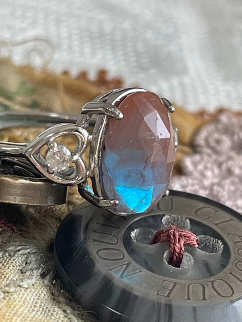 saphiret】オーバルローズカット サフィレット リング - メルカリ