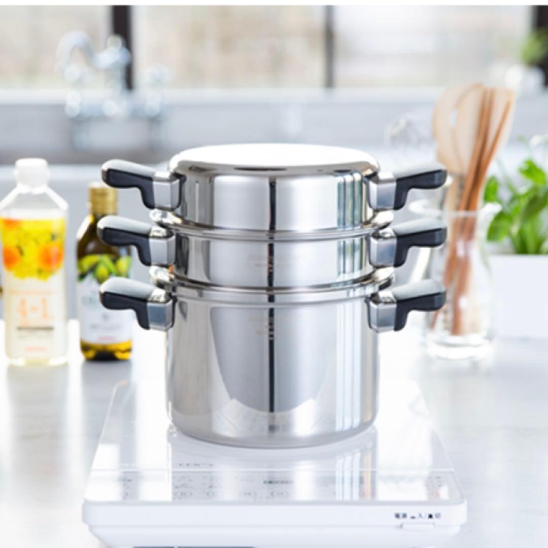 【新品•未使用品】アムウェイクィーンクック 4Lシチューパンセット