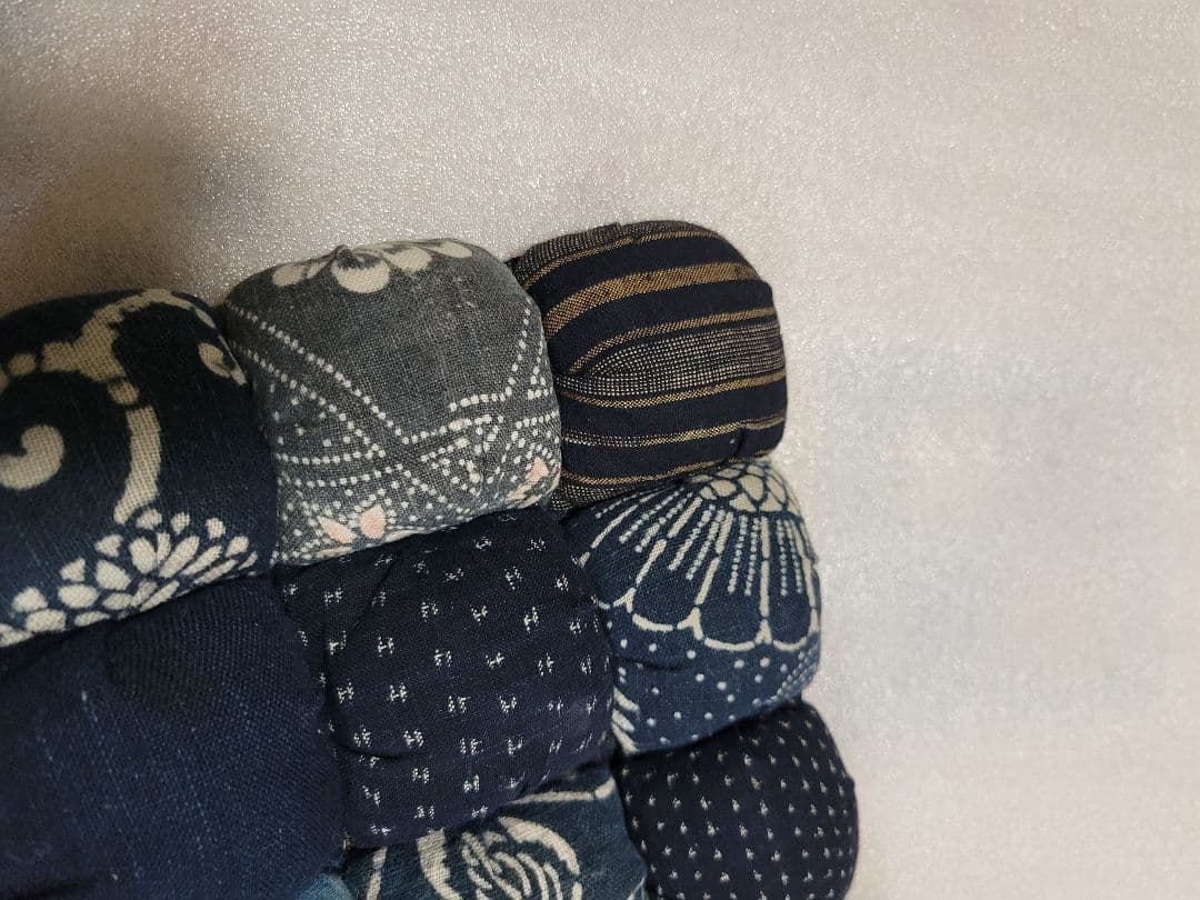 藍染め 古布 木綿 高級手芸品 120 × 67cm なが座布団 上質 美品 - メルカリ