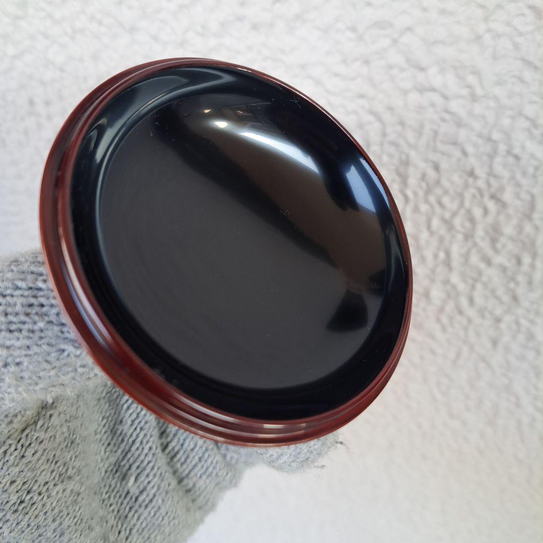 【輪島塗　五島屋謹製　小吸物椀×5客】布着本堅地　沈黒　西村国峰作　 共箱なし