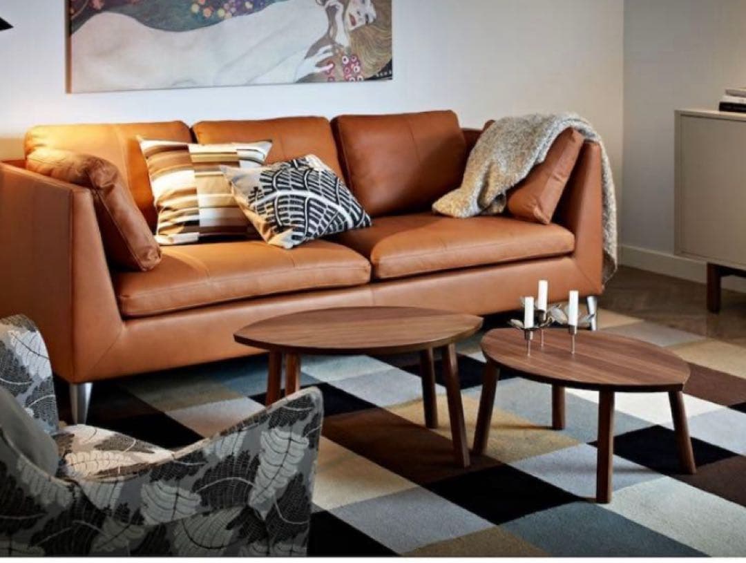 IKEA ネストテーブル STOCKHOLM ストックホルム 2点セット