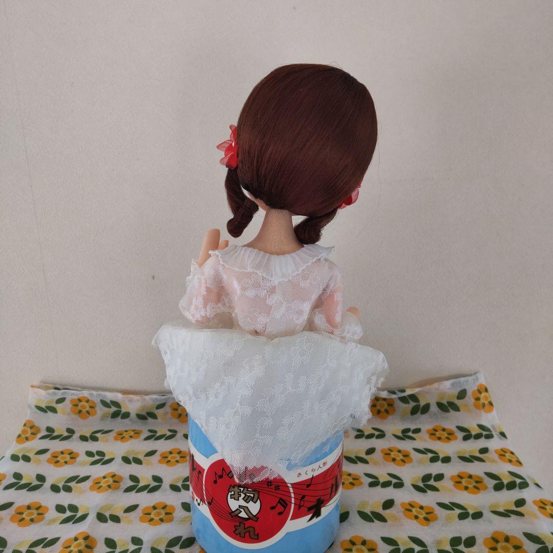 【昭和レトロ】さくら人形 ヴィンテージ オルゴール付き