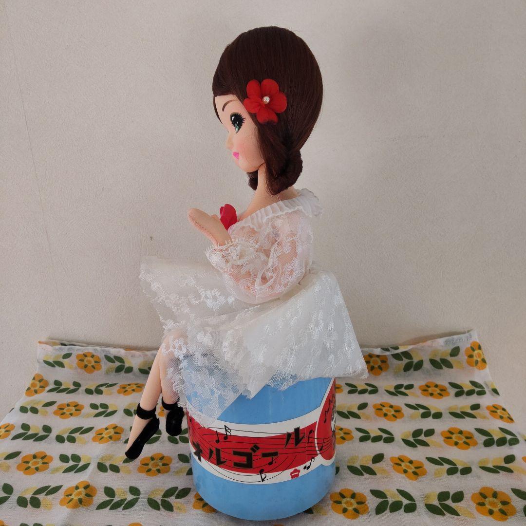 【昭和レトロ】さくら人形 ヴィンテージ オルゴール付き