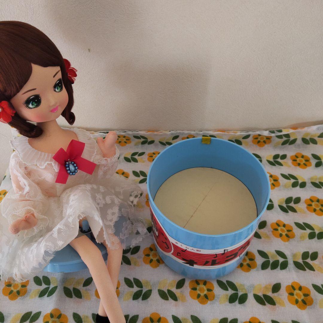 【昭和レトロ】さくら人形 ヴィンテージ オルゴール付き