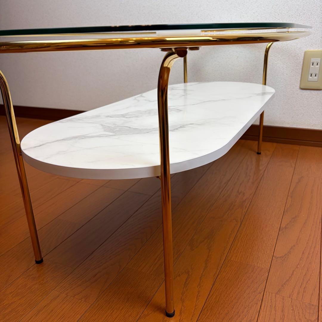 送料無料 Francfranc レガート コーヒーテーブル L 大理石