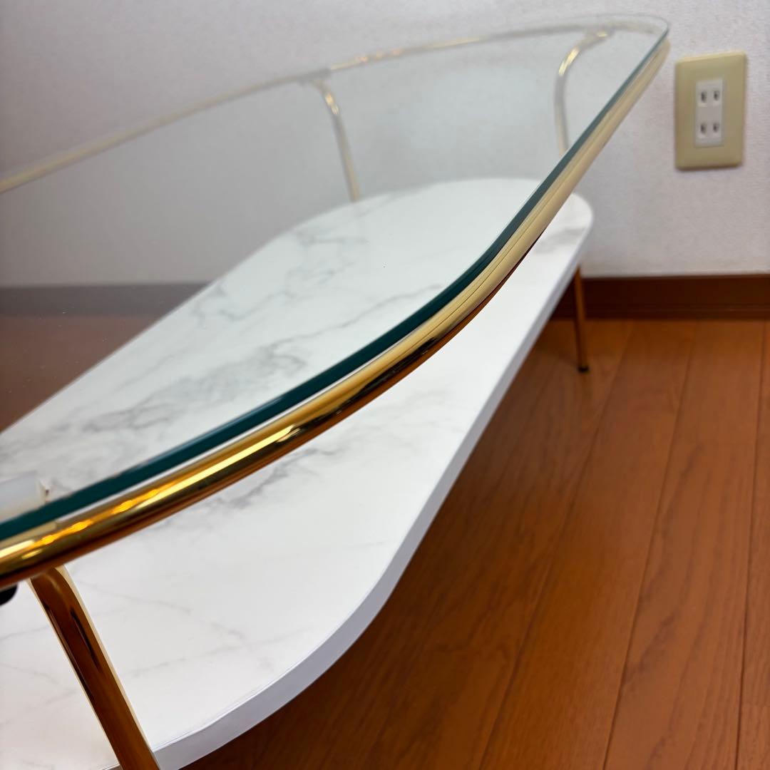 送料無料 Francfranc レガート コーヒーテーブル L 大理石