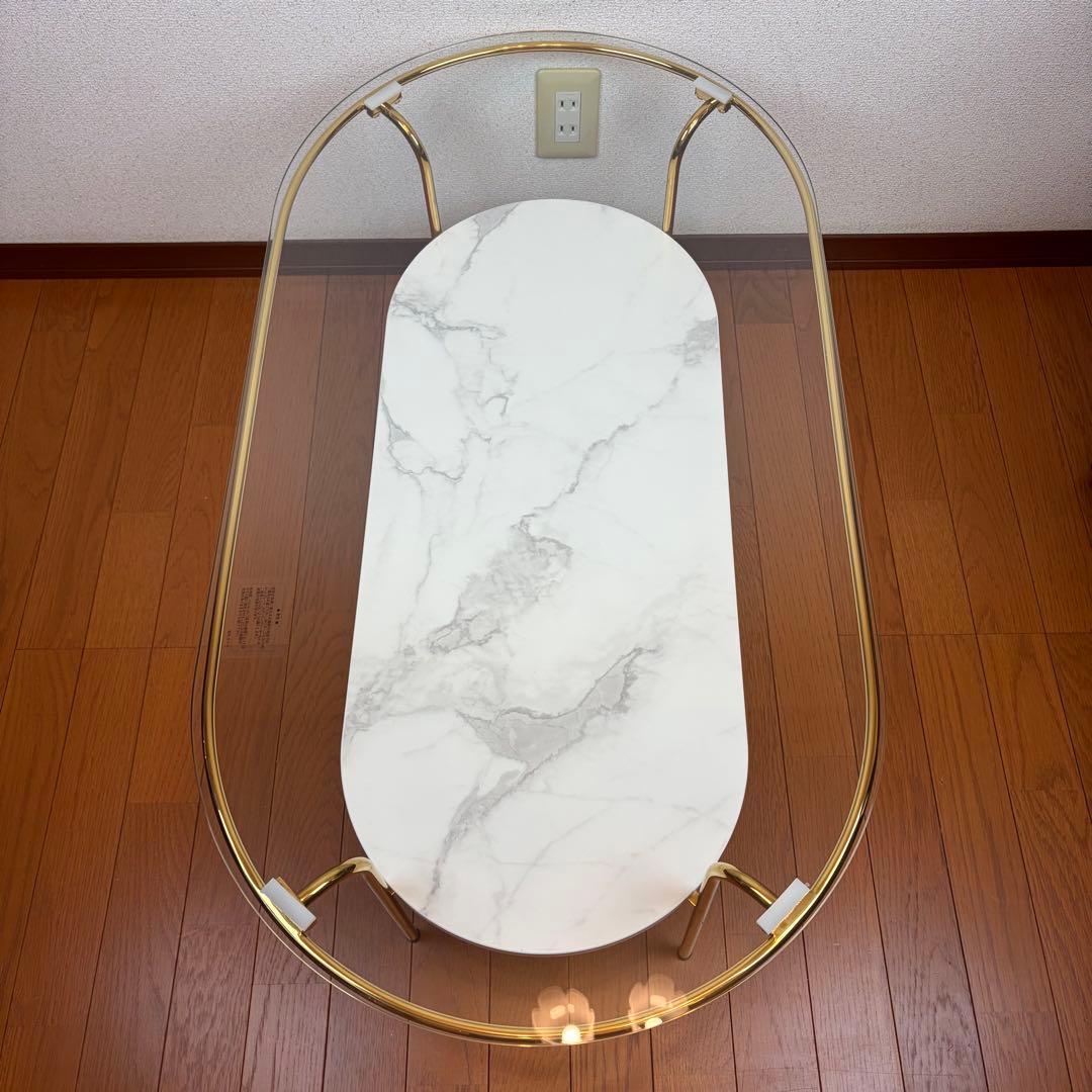 送料無料 Francfranc レガート コーヒーテーブル L 大理石