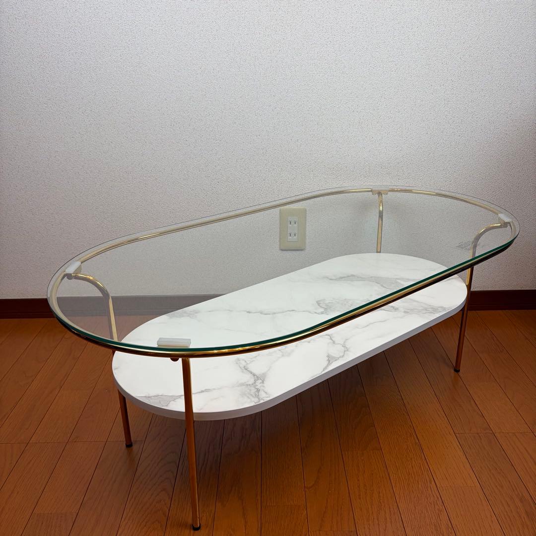 送料無料 Francfranc レガート コーヒーテーブル L 大理石