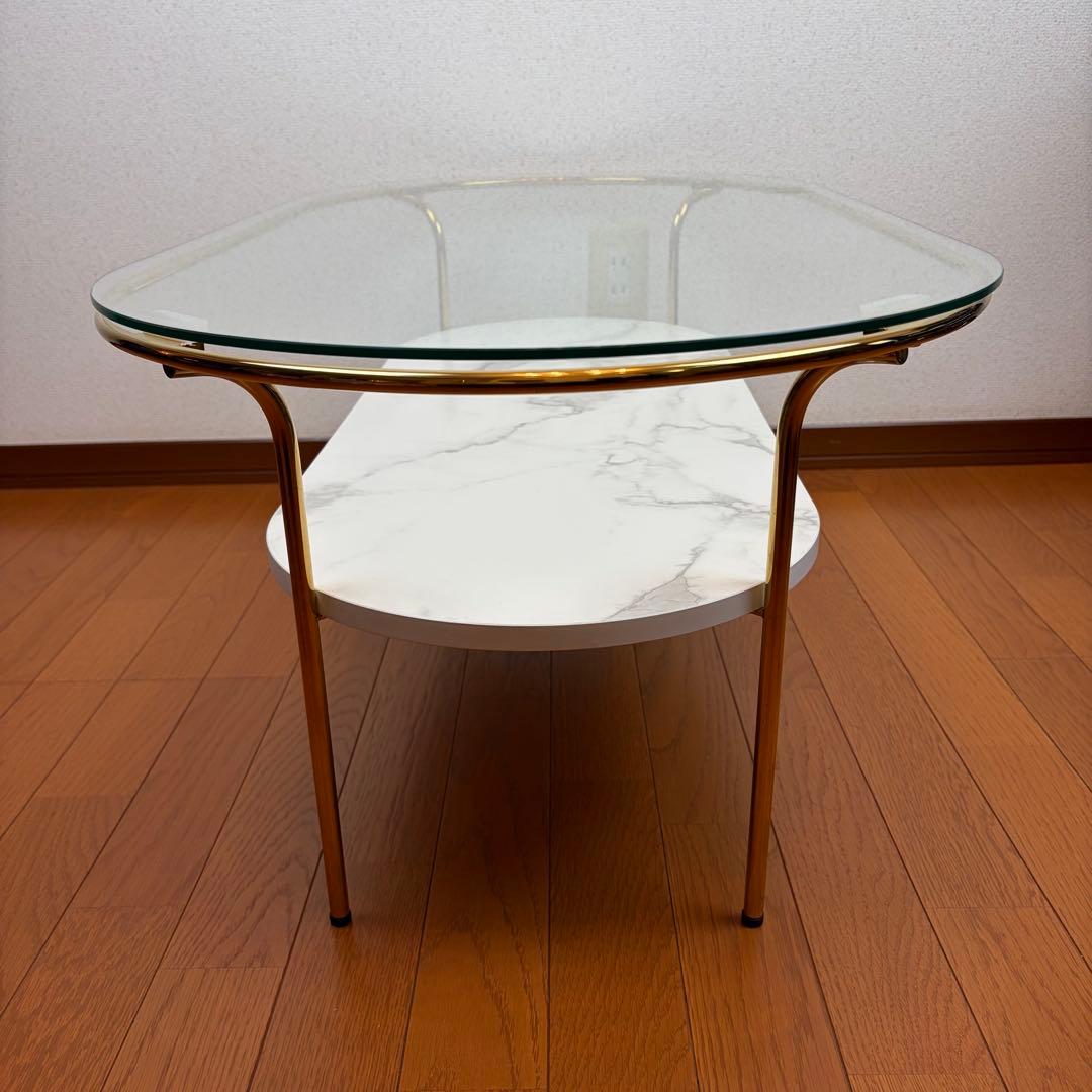 送料無料 Francfranc レガート コーヒーテーブル L 大理石