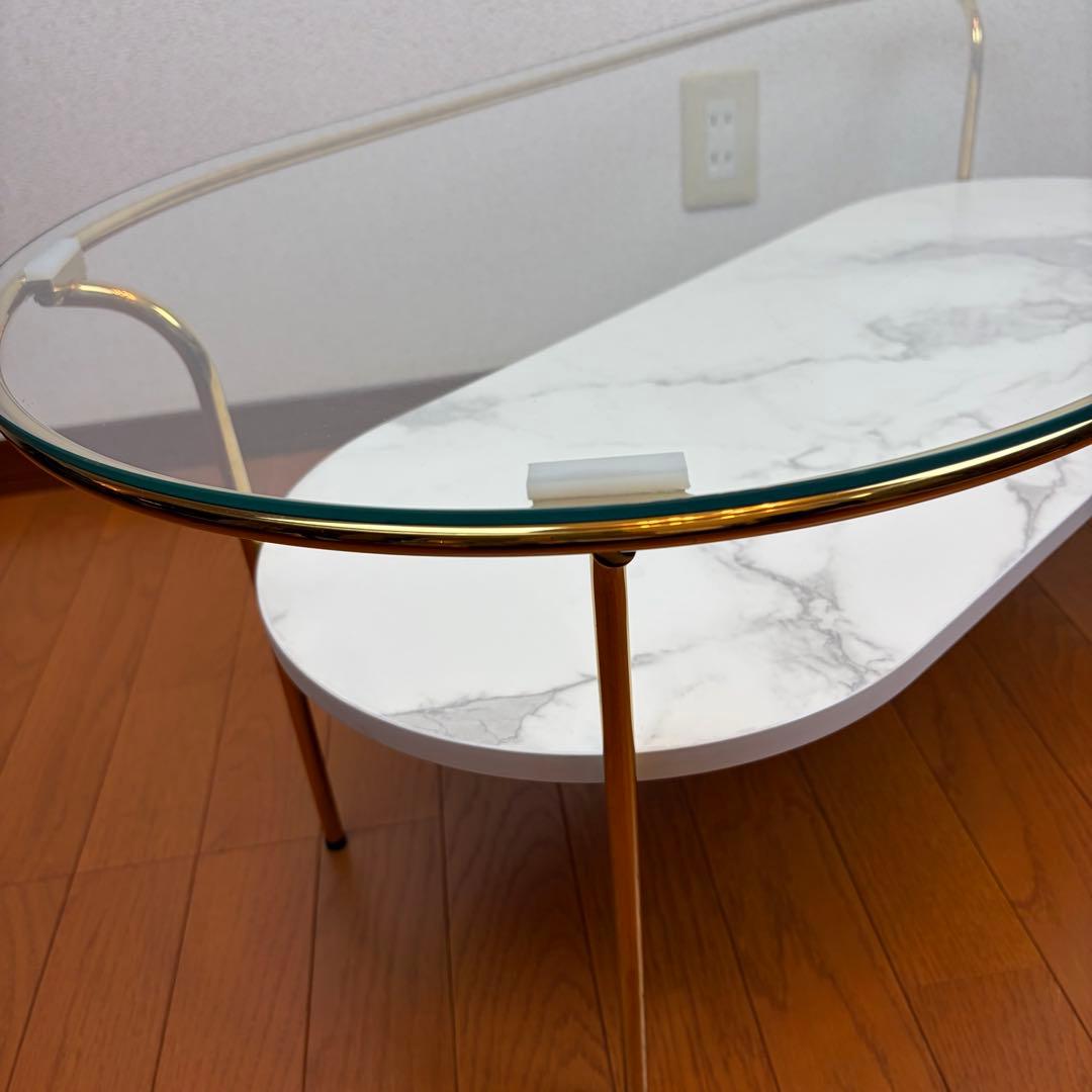 送料無料 Francfranc レガート コーヒーテーブル L 大理石