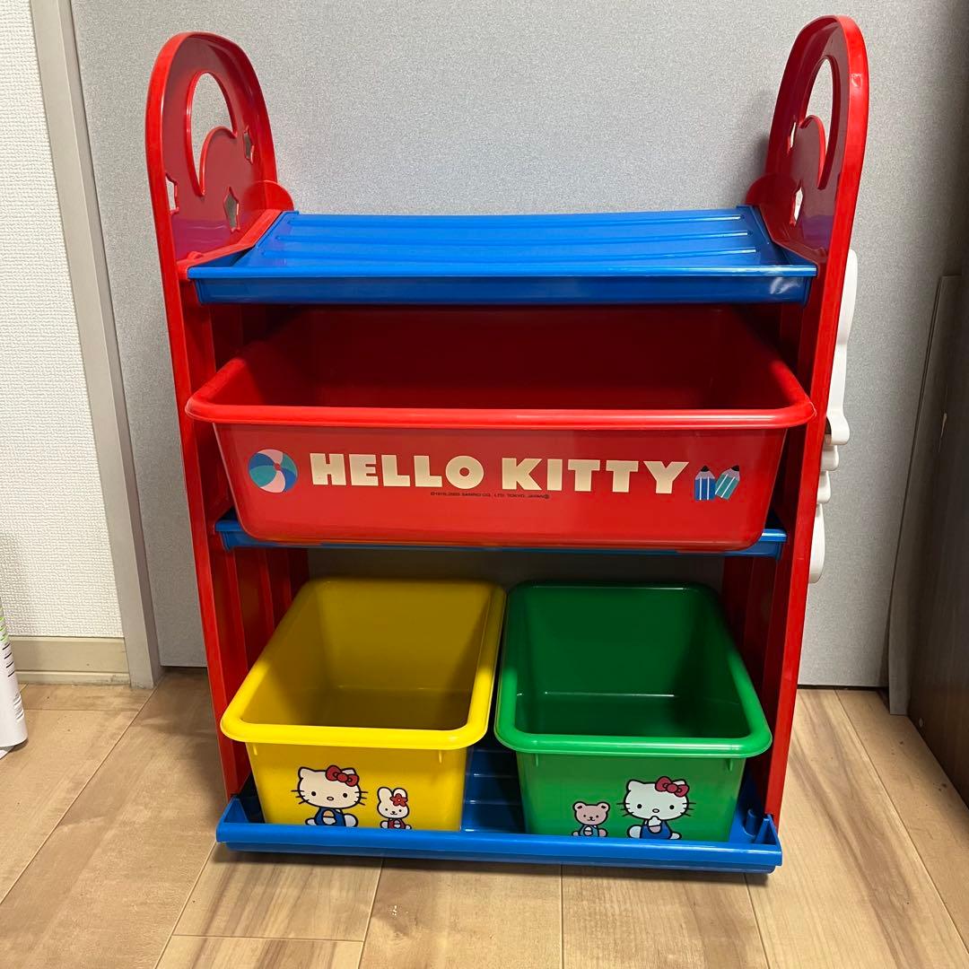 希少】ハローキティ おもちゃ箱 収納BOX 2003年 平成レトロ 当時物