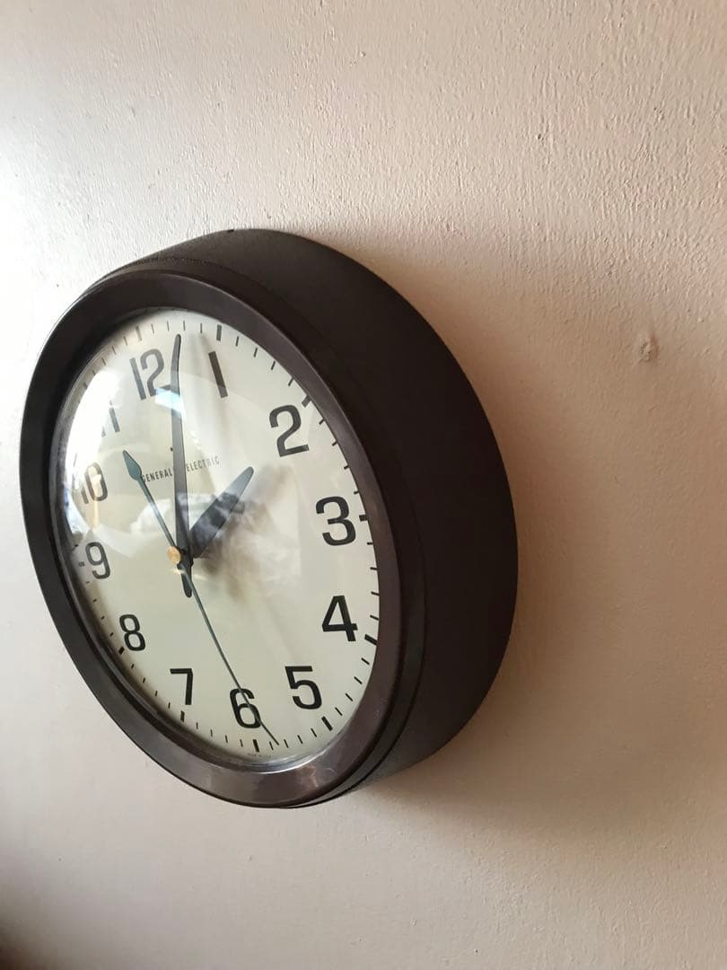 GENERAL ELECTRIC　 スクールクロック　壁掛け時計　ビンテージ