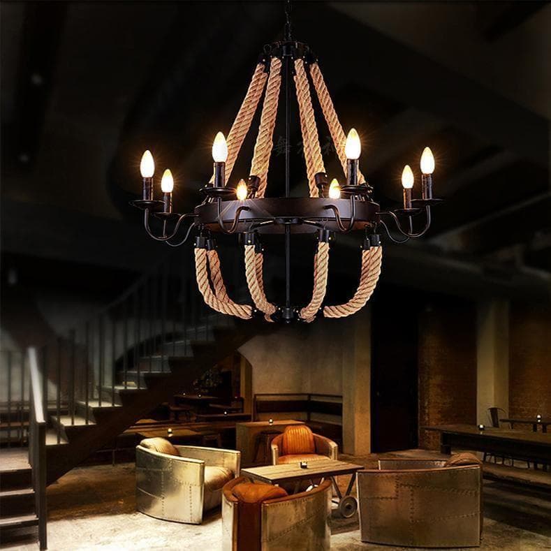 インダストリアルランプ 8灯タイプ シャンデリア 8014