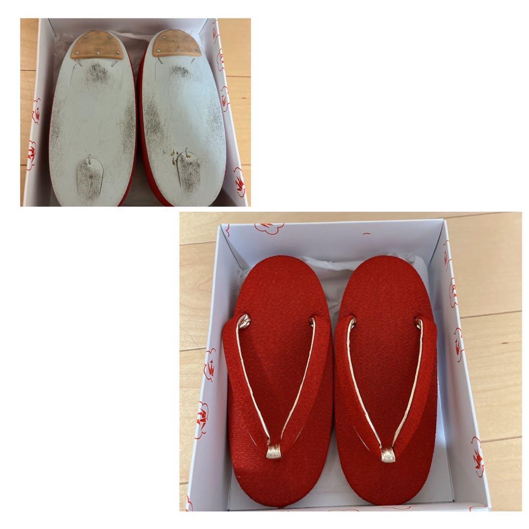 【中古】七五三着物セット 3歳　正絹 昭和レトロ　正月