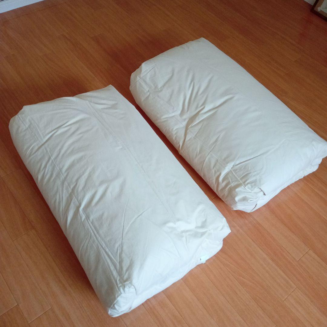 【無印良品】　ソファ　２．５シーター　ダウンフェザーポケットコイルクッション