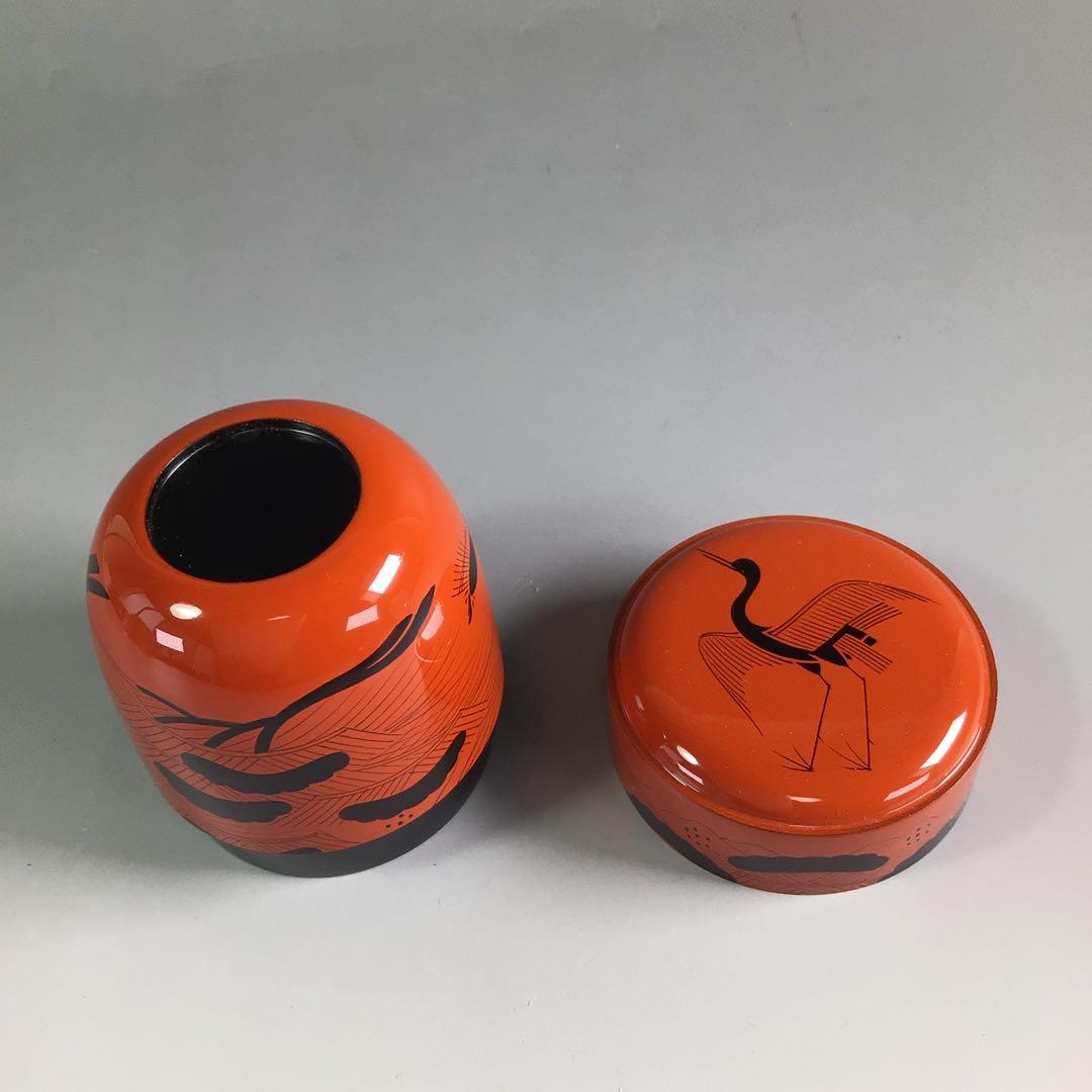 R128 棗 『道場宗廣作』『玄々斎好写』『曙棗』 共箱 茶道具