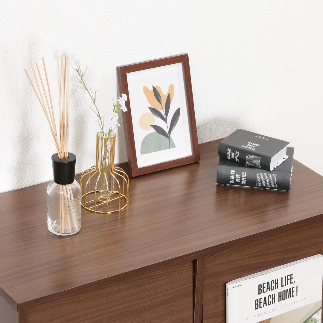 モダン 多機能 ディスプレイラック 見せる収納