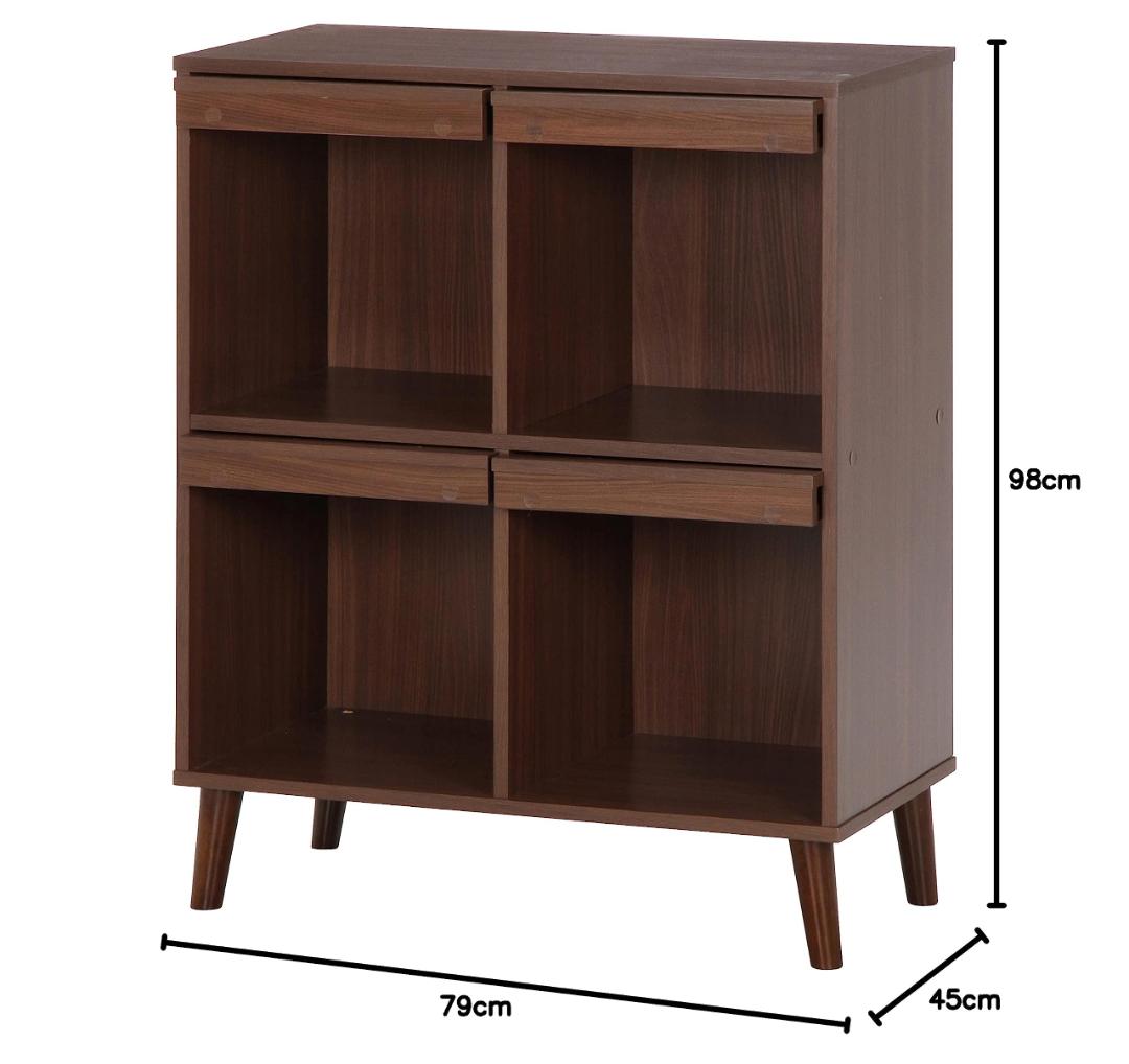 モダン 多機能 ディスプレイラック 見せる収納