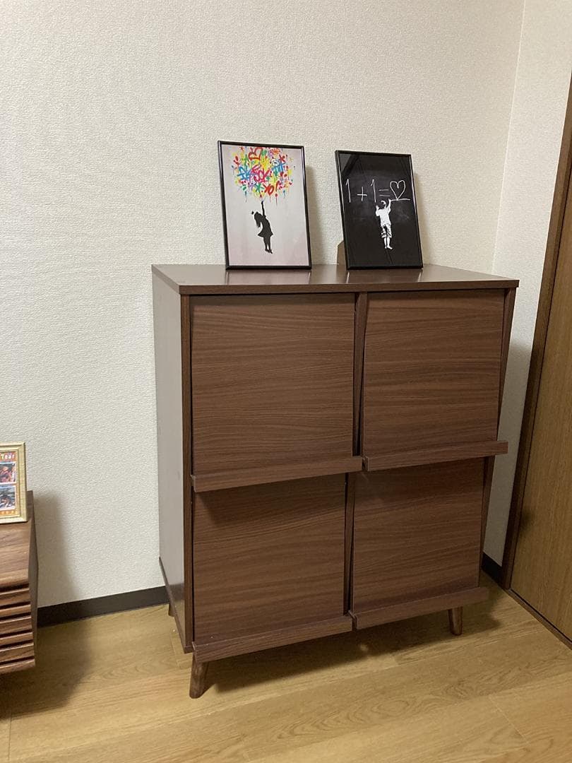 モダン 多機能 ディスプレイラック 見せる収納