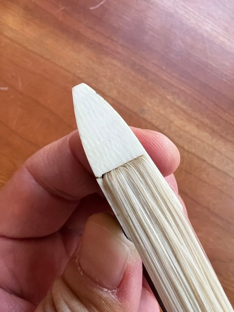 【ハードケース付】チェロ弓 F.Vincent A Lyon（角弓） 81.1g