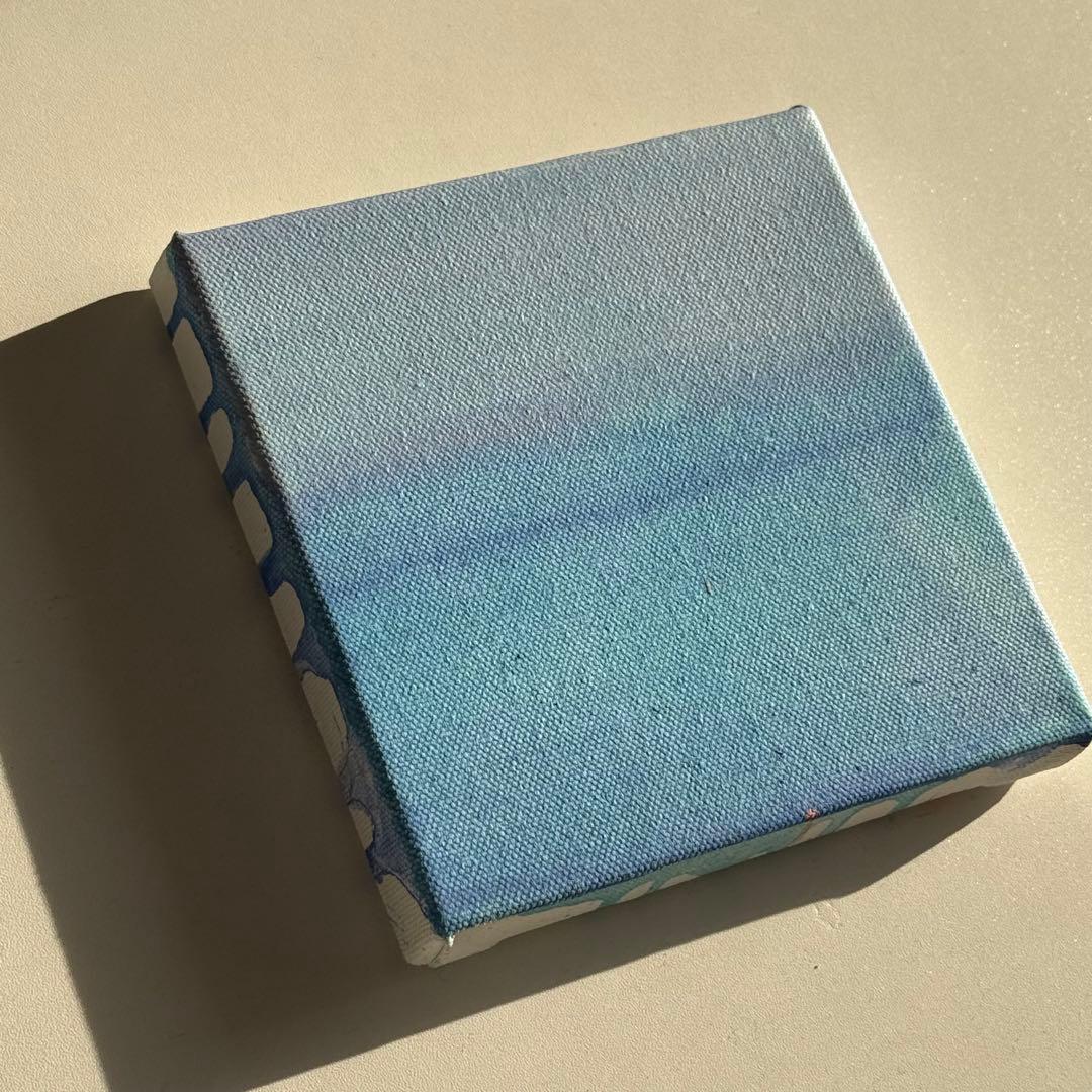 山崎美弥子さん 絵画 15×15 海と空の絵 - メルカリ