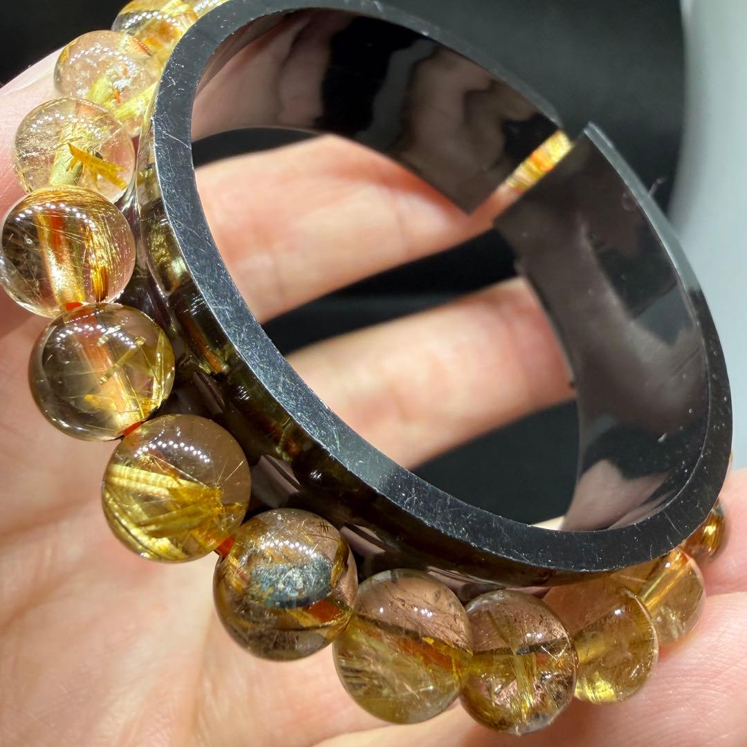 ■ハイクオリティ ゴールド タイチン ルチル クォーツ 102■