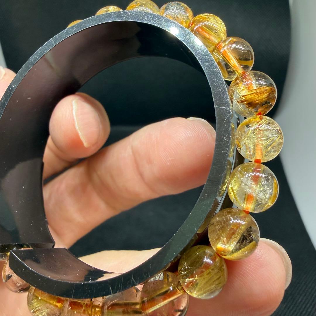 ■ハイクオリティ ゴールド タイチン ルチル クォーツ 102■