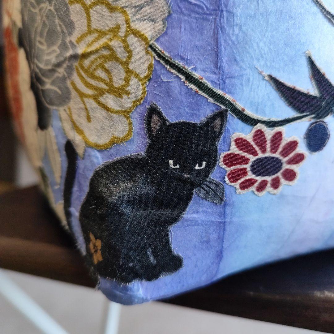 花柄刺繍入りかごバッグ